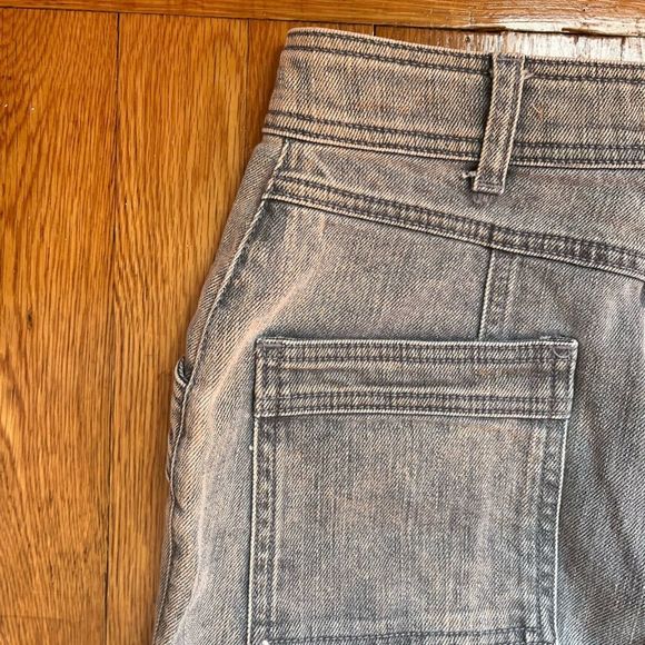 Anthropologie Pilcro Tapered Barrel Wide Leg Jeans Pants, Blue Gray Denim, 27 - Picture 10 of 10